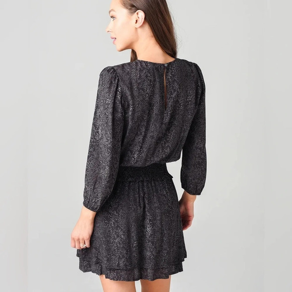 NWOT Rails Inez Dress Slate Python Print Casual Women’s Small - Picture 2 of 15